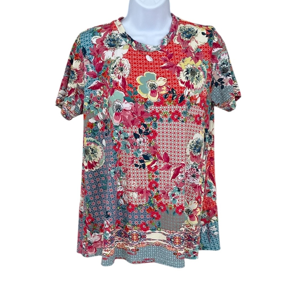 Johnny Was t-shirt, size small, excellent condition!